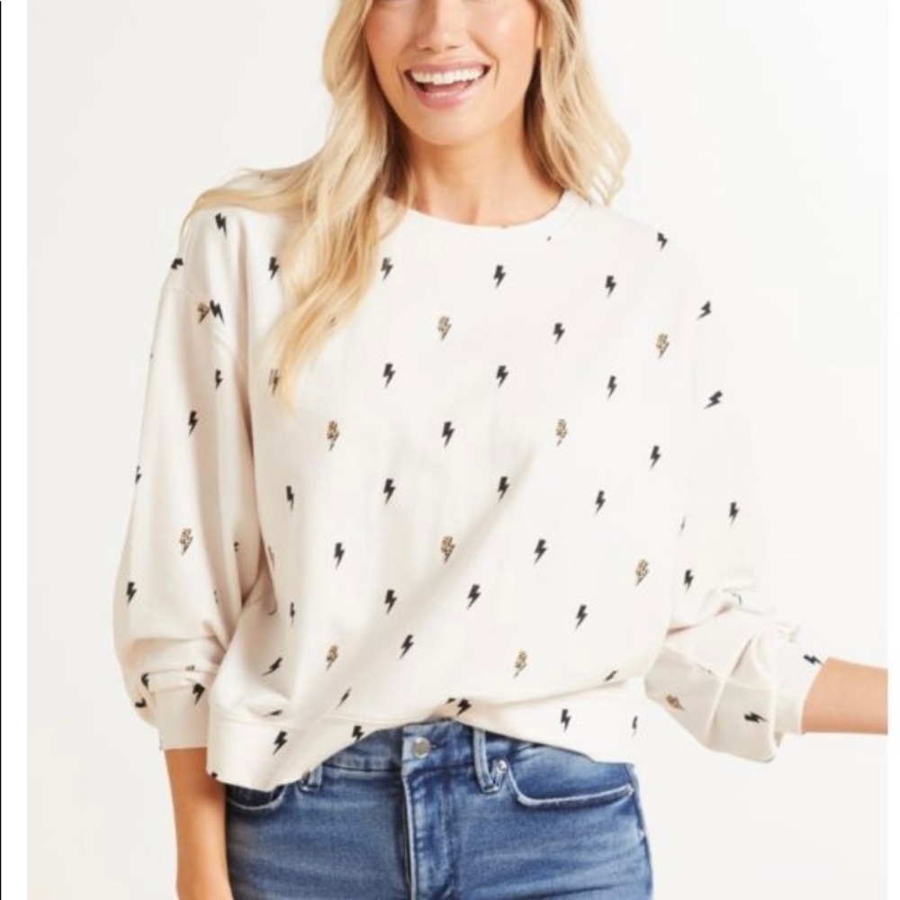 Z Supply Lightning bolt sweatshirt size S